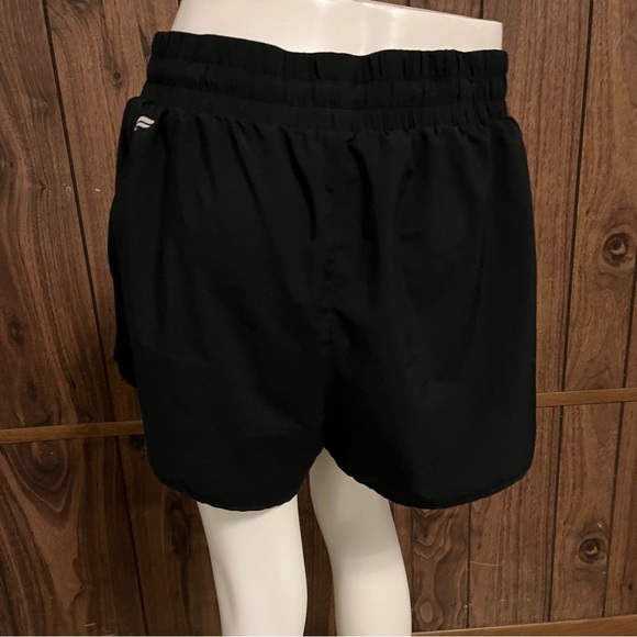 Fabletics Sloane Running Short Black/Smokey Runyon Athletic Shorts Sz L - Picture 6 of 8